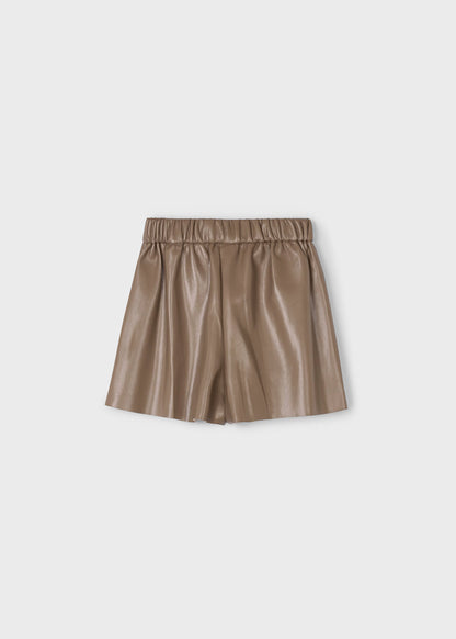 MAYORAL GIRLS LEATHERETTE SHORTS