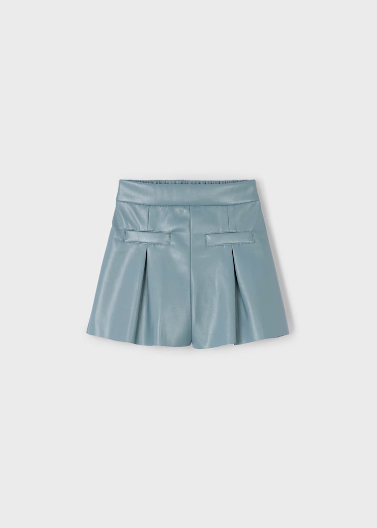 MAYORAL GIRLS LEATHERETTE SHORTS
