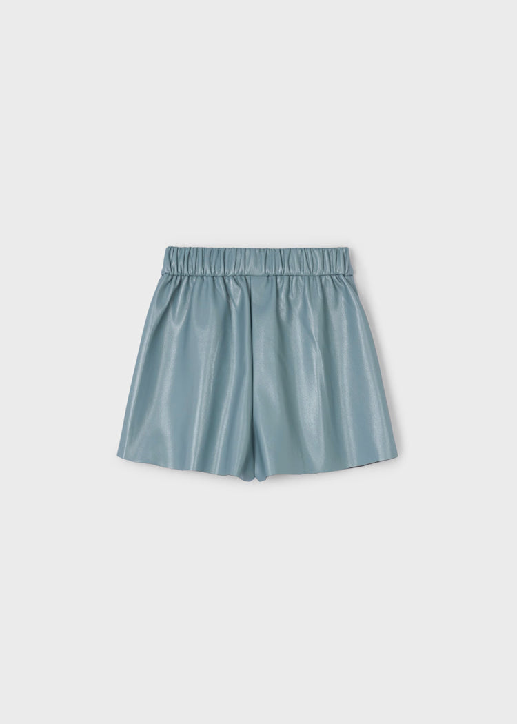 MAYORAL GIRLS LEATHERETTE SHORTS