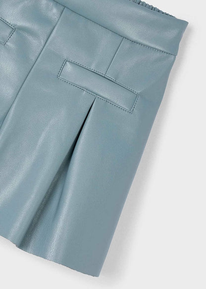 MAYORAL GIRLS LEATHERETTE SHORTS