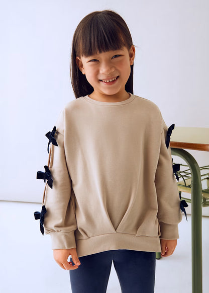 MAYORAL GIRLS LEGGING AND BOW JUMPER SET
