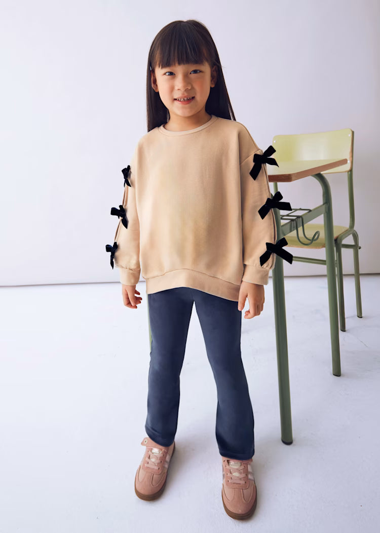 MAYORAL GIRLS LEGGING AND BOW JUMPER SET