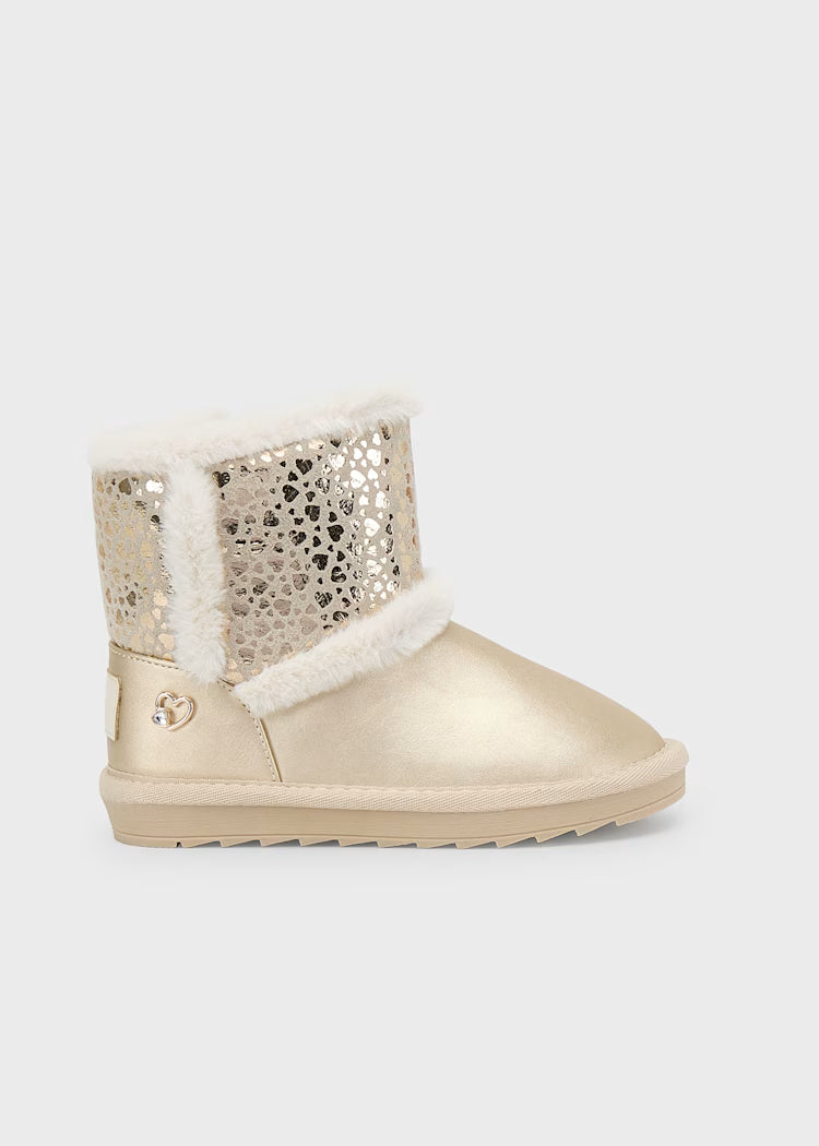 MAYORAL GIRLS LINED ANKLE BOOTS