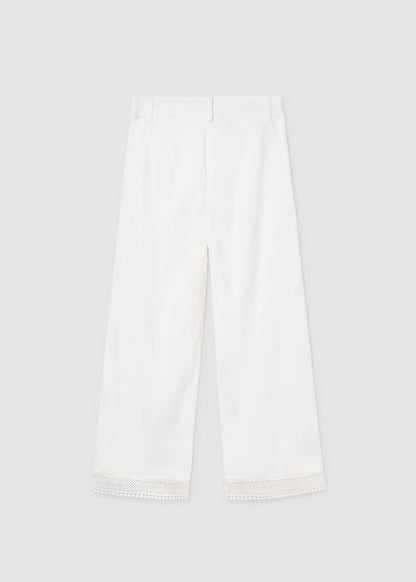 MAYORAL PANTS WITH EMBROIDERED RIBBON
