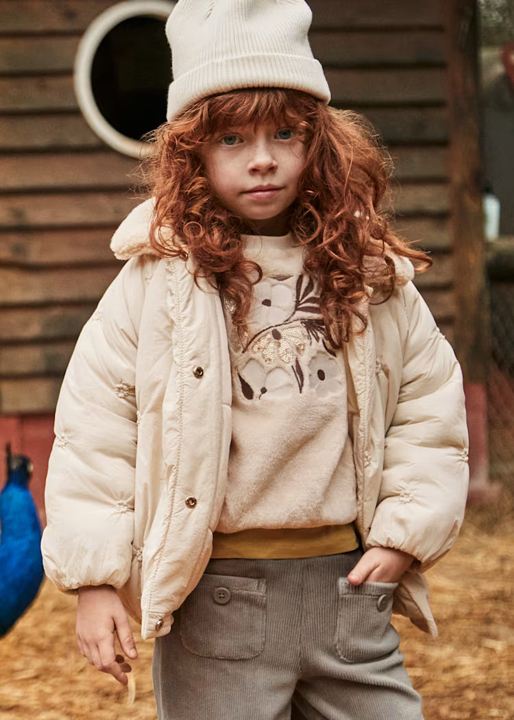 MAYORAL GIRLS MICROFIBRE COAT