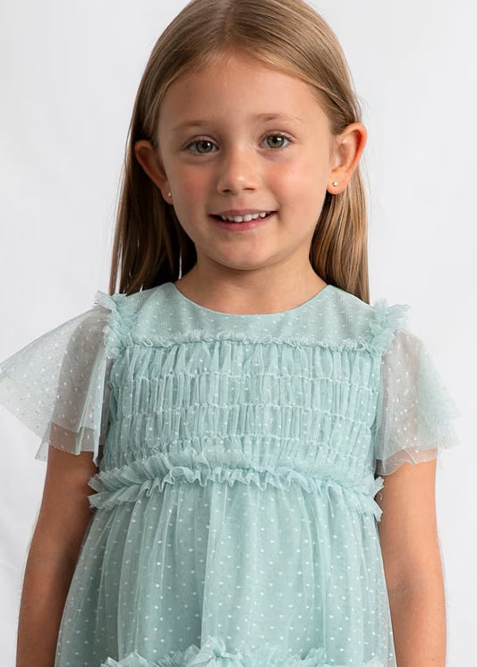 _MAYORAL TULLE PLUMETI DRESS