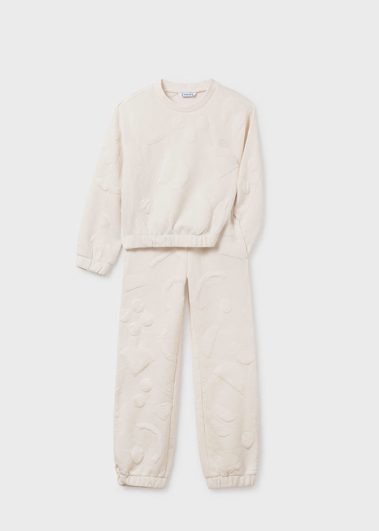 MAYORAL GIRLS QUILTED TRACKSUIT