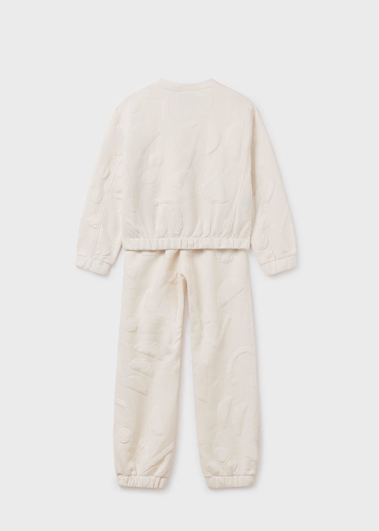 MAYORAL GIRLS QUILTED TRACKSUIT
