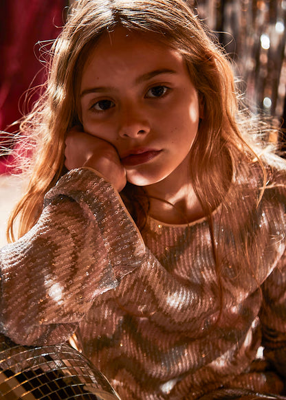 MAYORAL GIRLS SEQUIN TOP