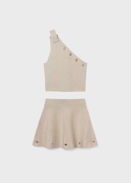 MAYORAL GIRL'S SKIRT AND TOP SET