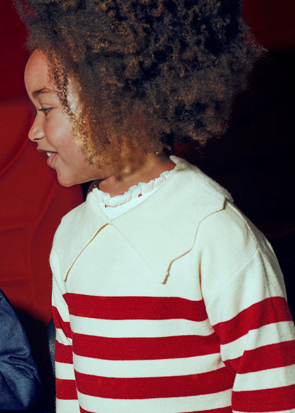 MAYORAL GIRLS STRIPED JUMPER