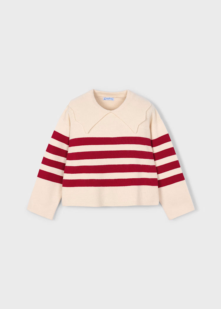 MAYORAL GIRLS STRIPED JUMPER