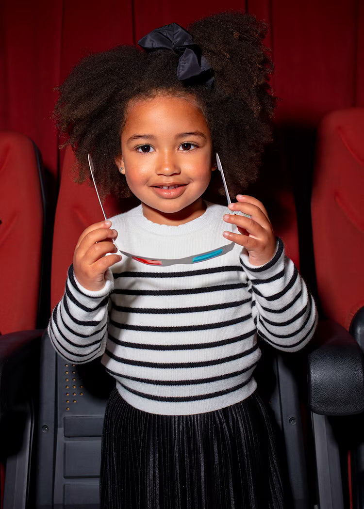 MAYORAL GIRLS KNITTED STRIPES JUMPER