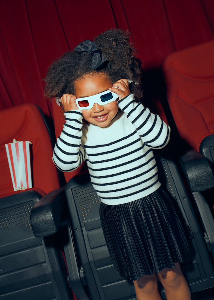 MAYORAL GIRLS KNITTED STRIPES JUMPER