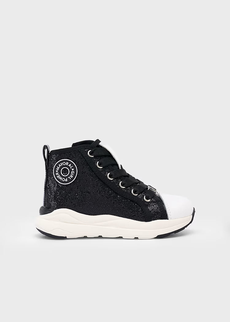 MAYORAL GIRLS THICK SOLES GLITTER SPORT SHOES