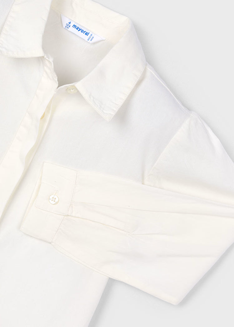 MAYORAL GIRLS VEST AND BLOUSE SET