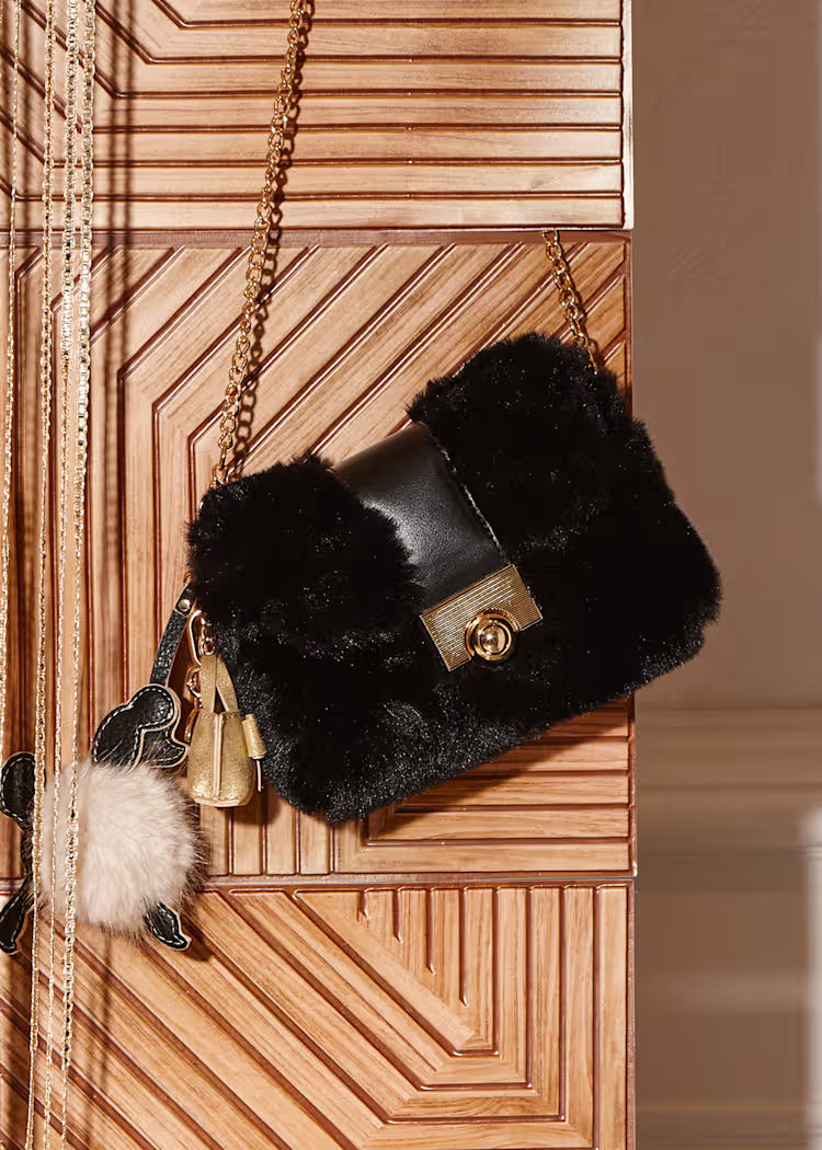ABEL & LULA GIRLS FUR HANDBAG