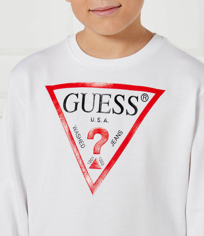 GUESS CORE TRIANGLE LOGO FLEECE