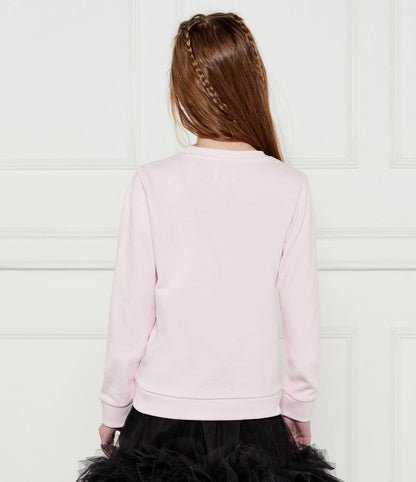 GUESS UNBRUSHED TRIANGLE LOGO FLEECE