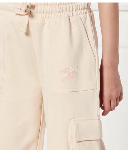 GUESS GIRL STRAIGHT FIT CARGO JOGGERS