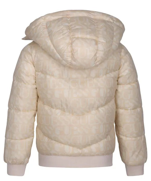 GUESS KIDS LS PADDED HOODED JACKET