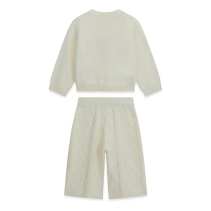 GUESS KIDS KNITTED SET SWEATSHIRT & PANTS