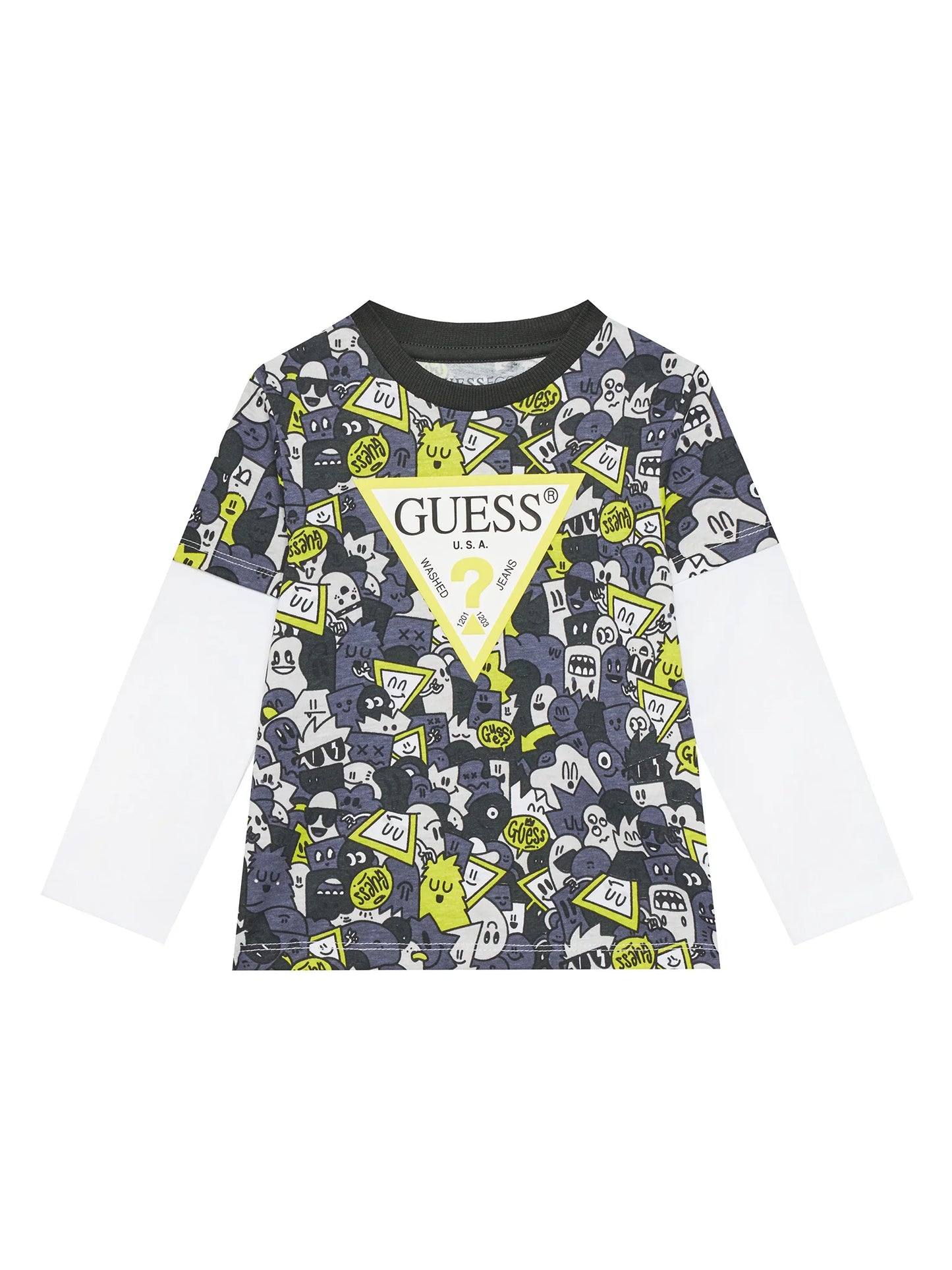 GUESS KIDS SET T SHIRT & ACTIVE PANTS