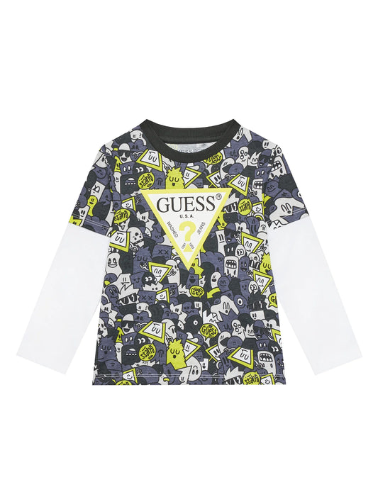 GUESS KIDS SET T SHIRT & ACTIVE PANTS