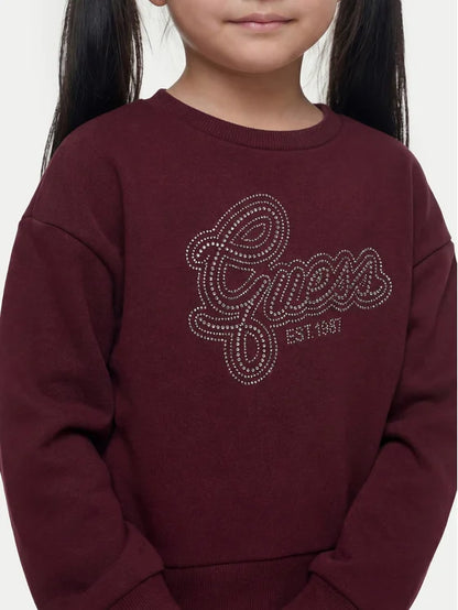 GUESS KIDS ACTIVE RHINESTONES SWEATSHIRT