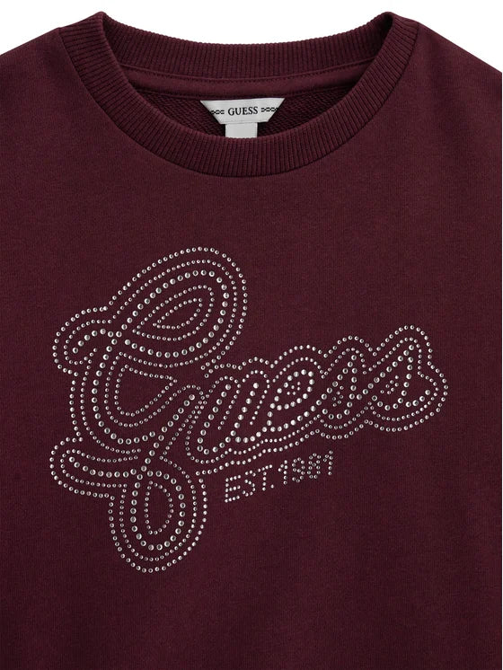 GUESS KIDS ACTIVE RHINESTONES SWEATSHIRT