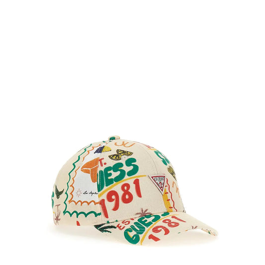 GUESS KIDS AOP BASEBALL CAP