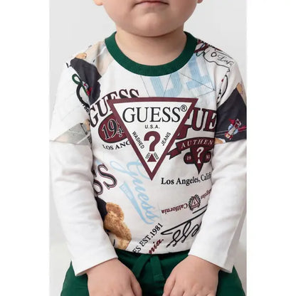 GUESS KIDS MULTILOGO SET SWEATSHIRT & PANTS