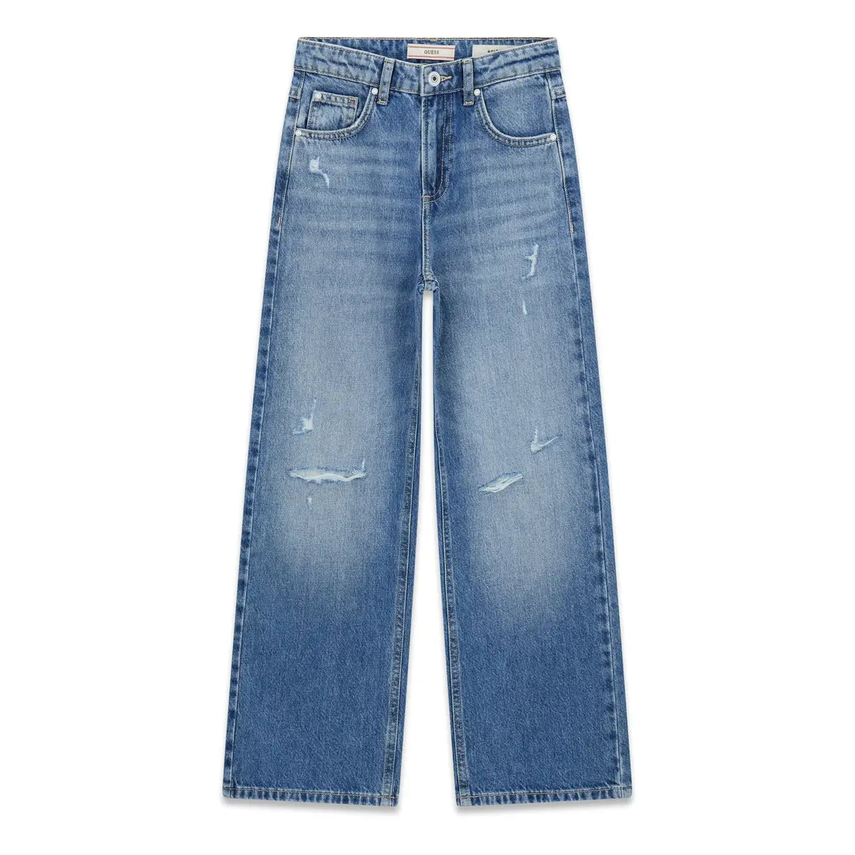 GUESS KIDS GIRLS 90S RIGID DENIM WIDE PANTS