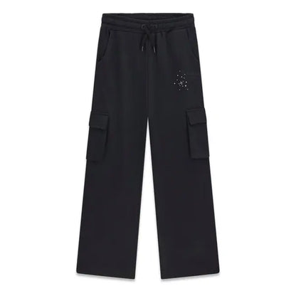 GUESS KIDS GIRLS COTTON FLEECE CARGO PANTS