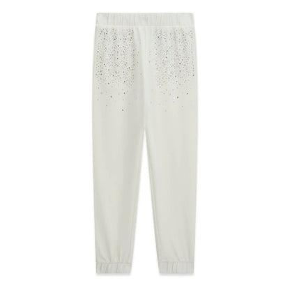 GUESS KIDS TERRY ACTIVE RHINESTONES PANTS