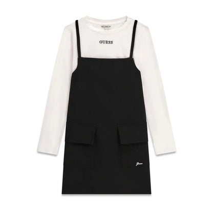 GUESS KIDS STRETCH JERSEY LS T SHIRT SET