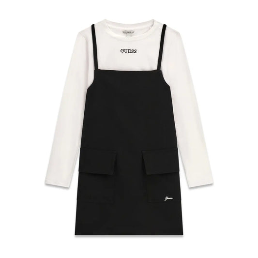 GUESS KIDS STRETCH JERSEY LS T SHIRT SET