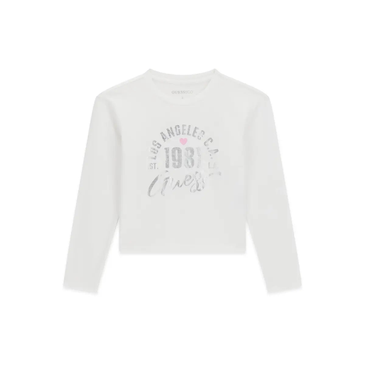 GUESS KIDS GIRLS MIDI LS T SHIRT