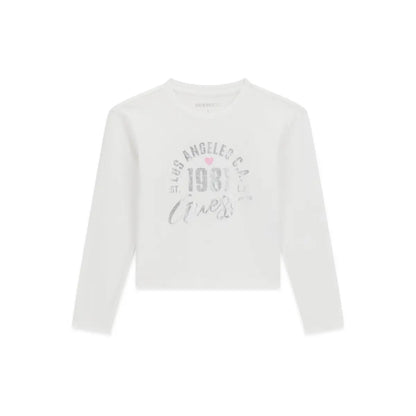 GUESS KIDS GIRLS MIDI LS T SHIRT