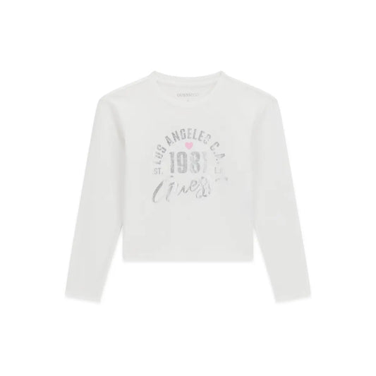 GUESS KIDS GIRLS MIDI LS T SHIRT