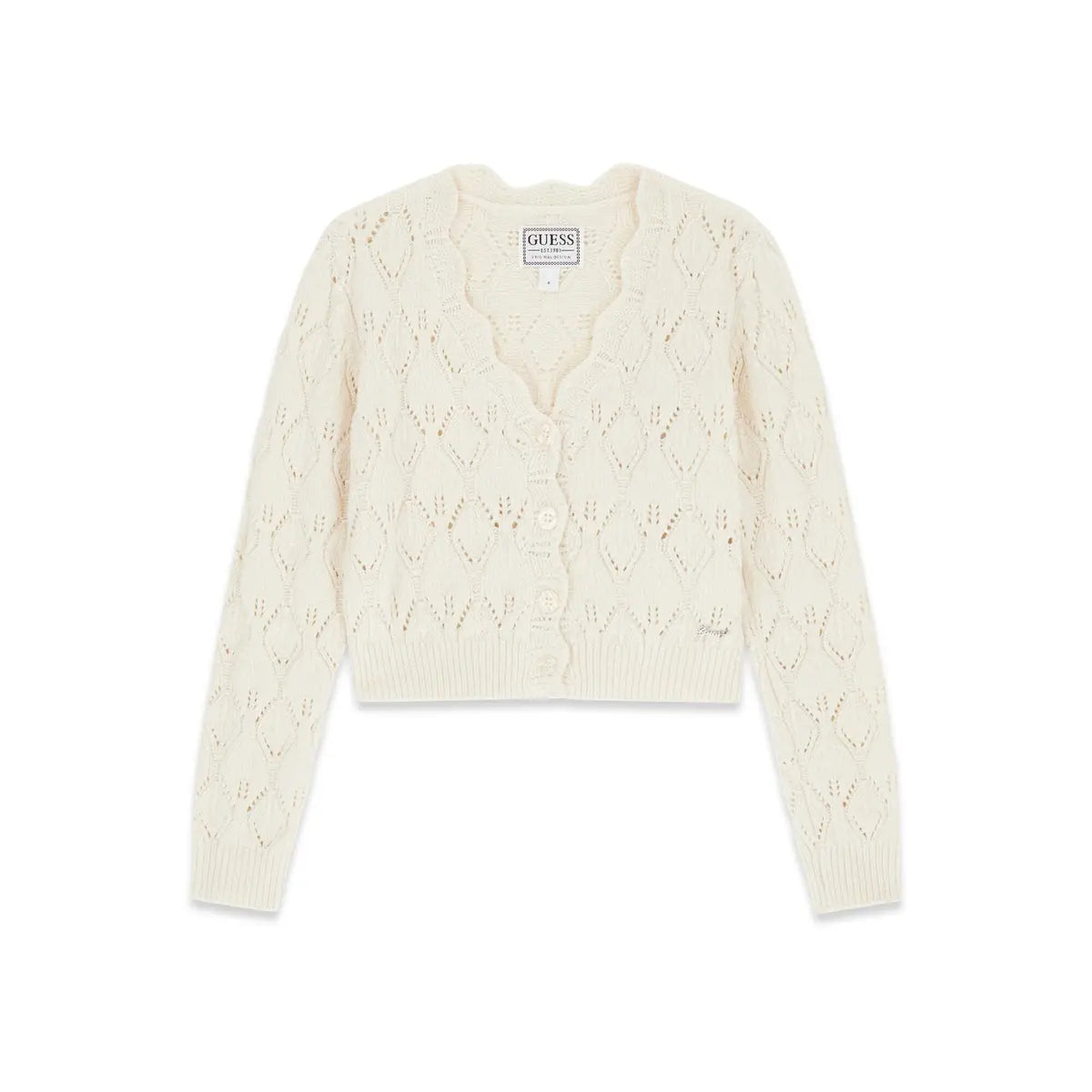 GUESS KIDS GIRLS CHENILLE CARDIGAN