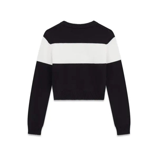 GUESS KIDS KNITTED CROPPED SWEATER