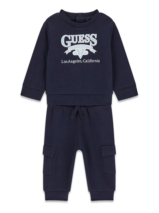 GUESS KIDS COTTON TRACKSUIT