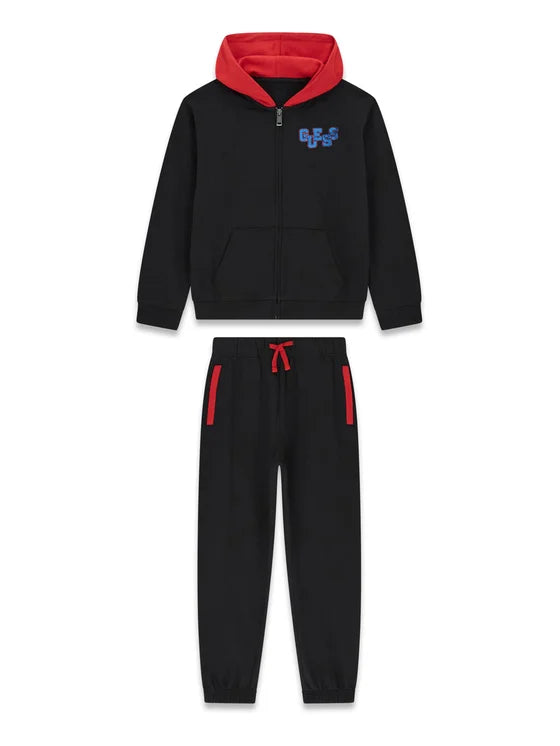 GUESS KIDS SET ACTIVE ZIP UP SWEATSHIRT & PANTS