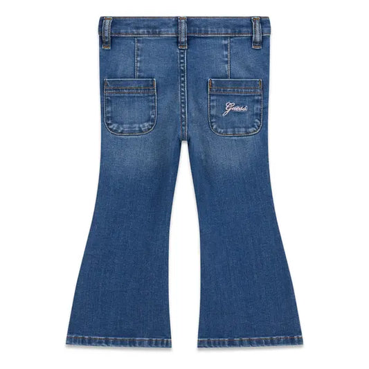 GUESS KIDS FLARE STRETCH DENIM PANTS