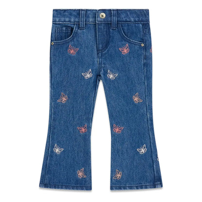 GUESS KIDS FLARE DENIM AOP PANTS