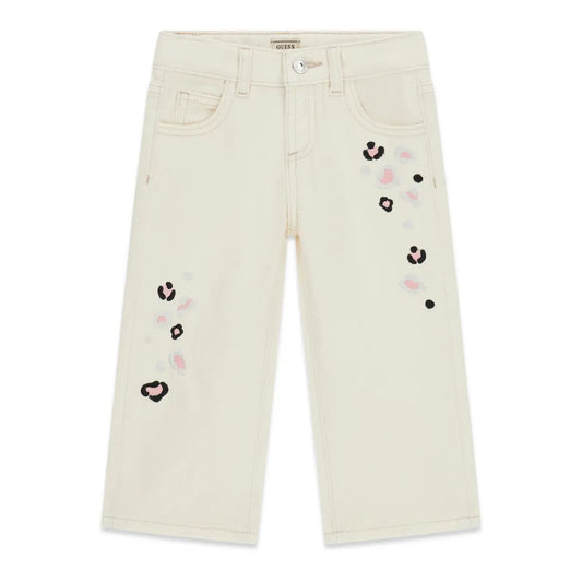 GUESS KIDS GMD RIGID BULL DENIM PALAZZO PANTS