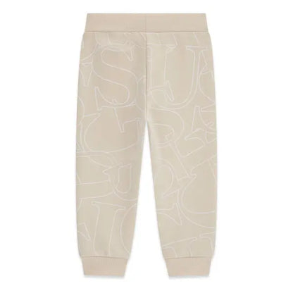 GUESS KIDS FRENCH TERRY ALLOVER LOGO PANTS