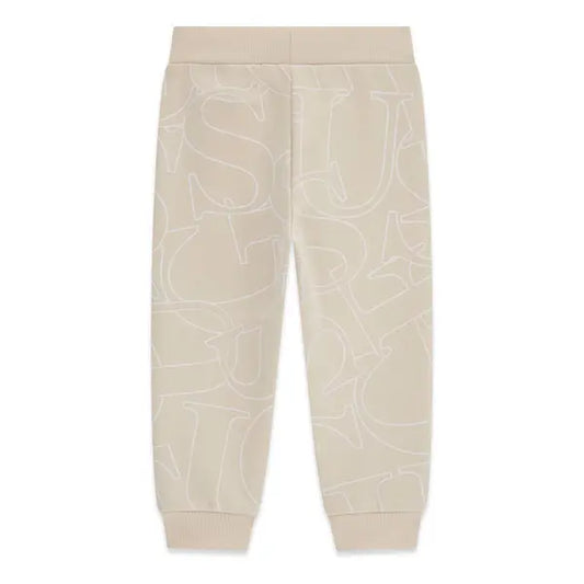 GUESS KIDS FRENCH TERRY ALLOVER LOGO PANTS