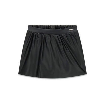 GUESS KIDS PU LEATHER MIDI SKIRT